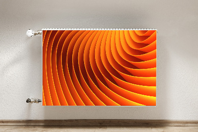 Magnetische mat voor de radiator Sinaasappelgolven