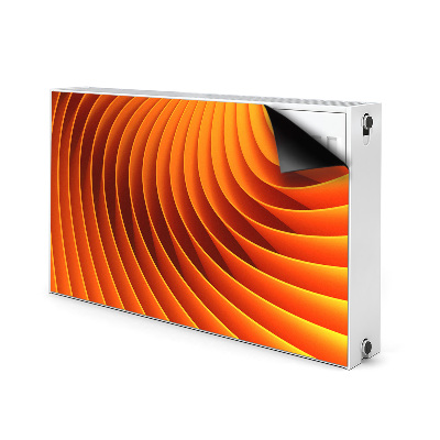 Magnetische mat voor de radiator Sinaasappelgolven