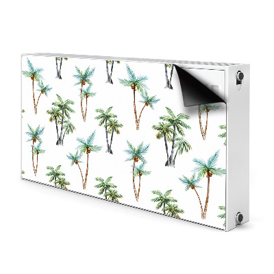 Magnetische mat voor de radiator Palmmuurschildering