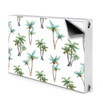 Magnetische mat voor de radiator Palmmuurschildering