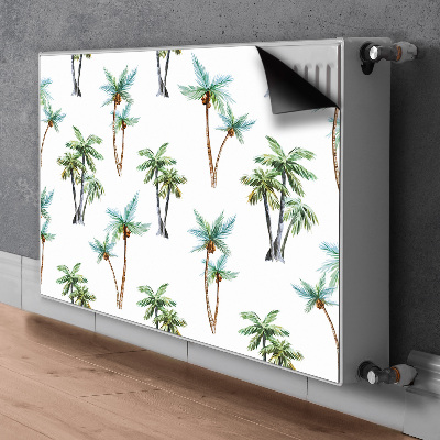 Magnetische mat voor de radiator Palmmuurschildering