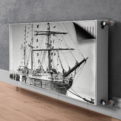 Magnetische radiatormat Vintage schip