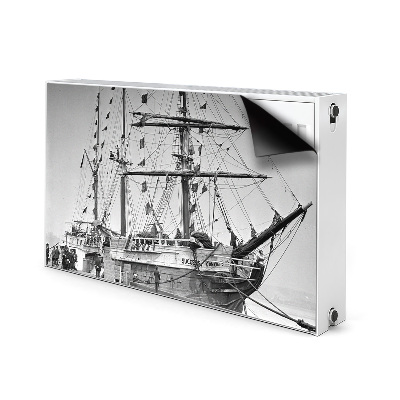 Magnetische radiatormat Vintage schip