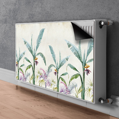 Decoratieve radiatormat Jungle vegetatie