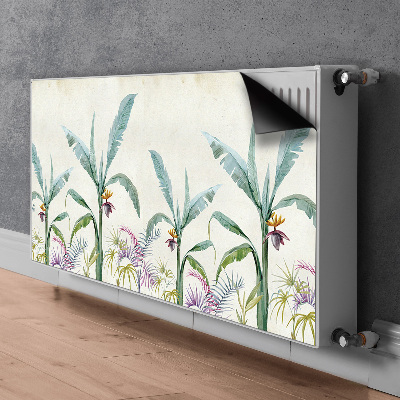 Decoratieve radiatormat Jungle vegetatie