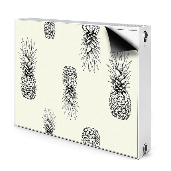 Decoratieve radiatormat Ananas patroon