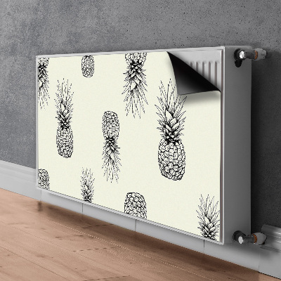 Decoratieve radiatormat Ananas patroon