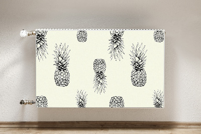 Decoratieve radiatormat Ananas patroon