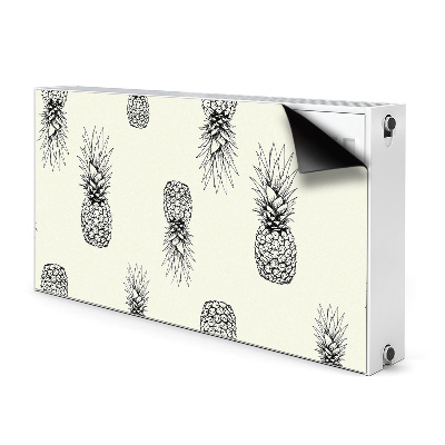 Decoratieve radiatormat Ananas patroon