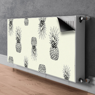 Decoratieve radiatormat Ananas patroon