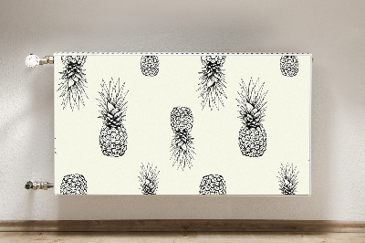 Decoratieve radiatormat Ananas patroon