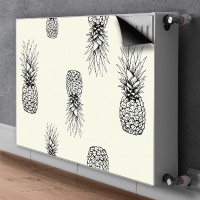 Decoratieve radiatormat Ananas patroon