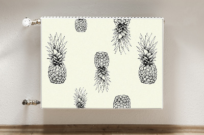 Decoratieve radiatormat Ananas patroon