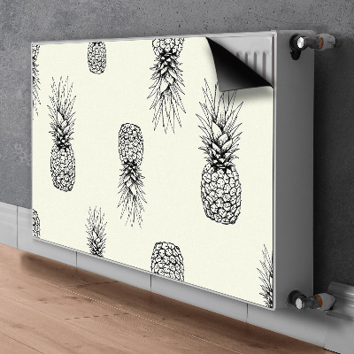 Decoratieve radiatormat Ananas patroon