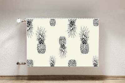 Decoratieve radiatormat Ananas patroon