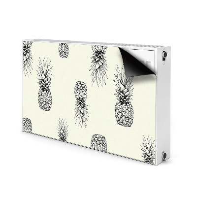 Decoratieve radiatormat Ananas patroon