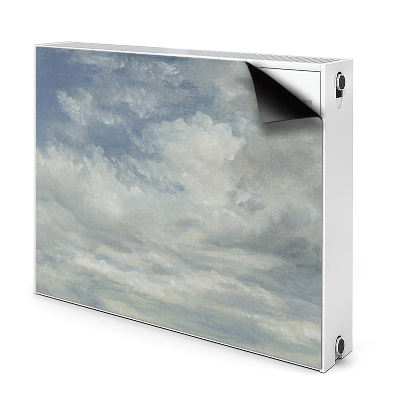 Magnetische mat voor de radiator Blauwe wolken