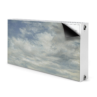 Magnetische mat voor de radiator Blauwe wolken