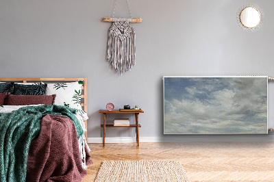 Magnetische mat voor de radiator Blauwe wolken