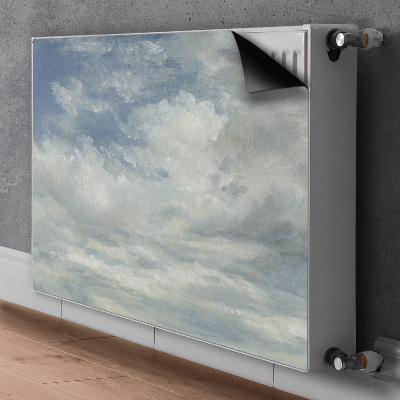 Magnetische mat voor de radiator Blauwe wolken