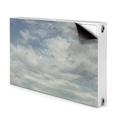 Magnetische mat voor de radiator Blauwe wolken