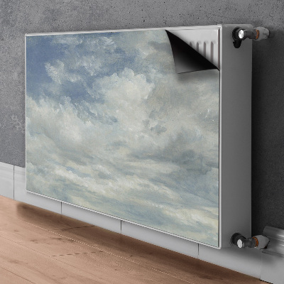 Magnetische mat voor de radiator Blauwe wolken