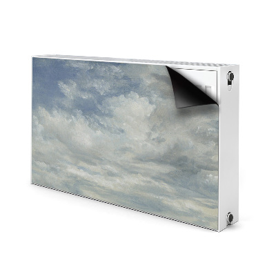 Magnetische mat voor de radiator Blauwe wolken