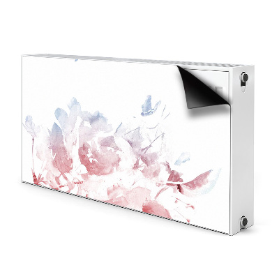 Magnetische mat voor de radiator Pastel roses