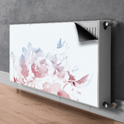 Magnetische mat voor de radiator Pastel roses