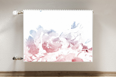 Magnetische mat voor de radiator Pastel roses