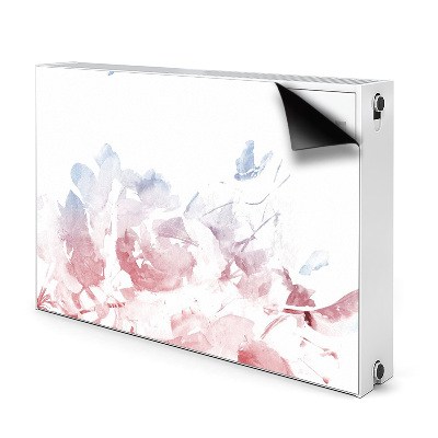 Magnetische mat voor de radiator Pastel roses