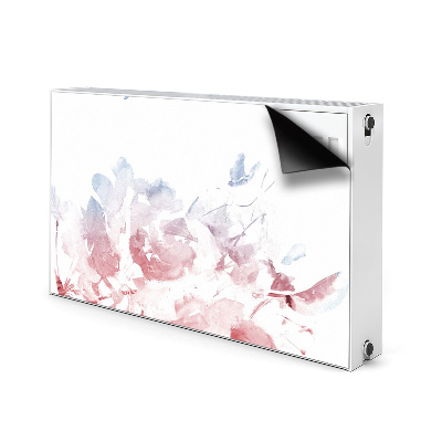 Magnetische mat voor de radiator Pastel roses