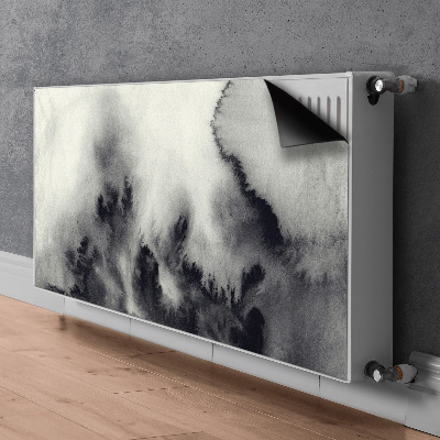 Magnetische mat voor de radiator Inktspots