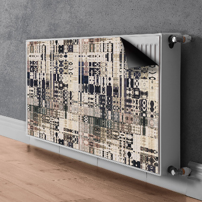 Magnetische radiatormat Boho-tegelstijl