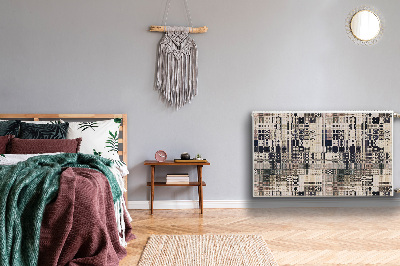 Magnetische radiatormat Boho-tegelstijl