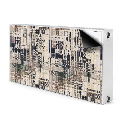 Magnetische radiatormat Boho-tegelstijl