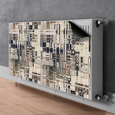 Magnetische radiatormat Boho-tegelstijl