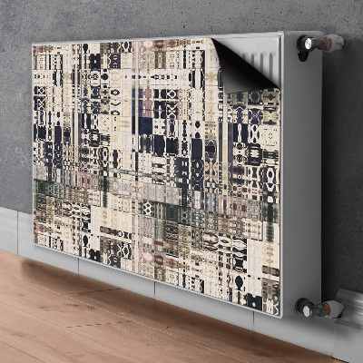 Magnetische radiatormat Boho-tegelstijl