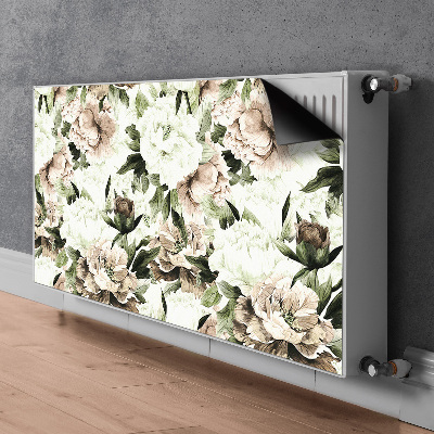 Magnetische bedrukte mat Bloeiende pioenen