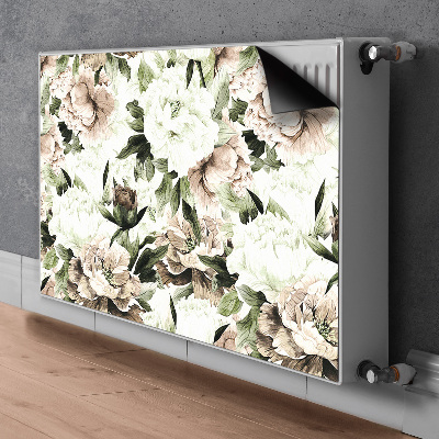 Magnetische bedrukte mat Bloeiende pioenen
