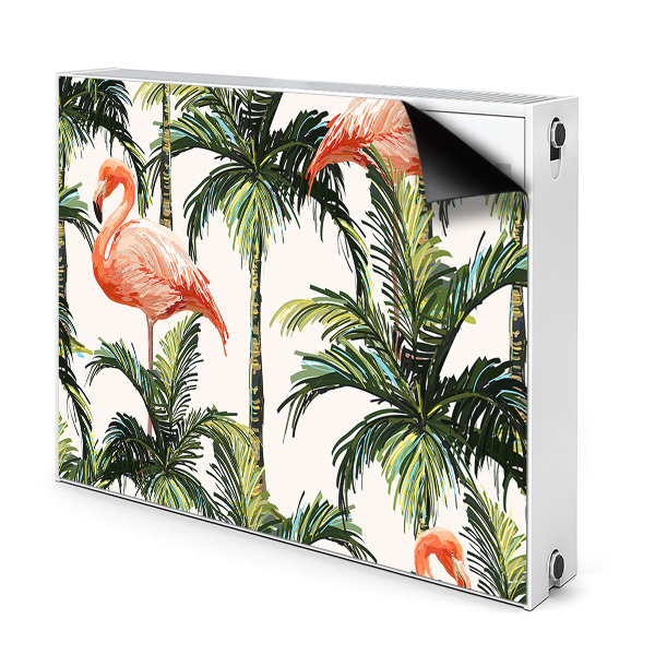 Decoratieve radiatormat Flamingos