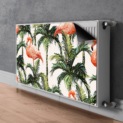 Decoratieve radiatormat Flamingos
