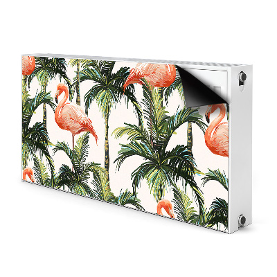 Decoratieve radiatormat Flamingos