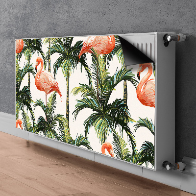 Decoratieve radiatormat Flamingos