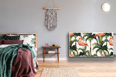 Decoratieve radiatormat Flamingos