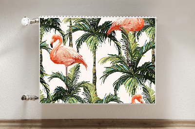 Decoratieve radiatormat Flamingos