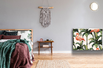 Decoratieve radiatormat Flamingos