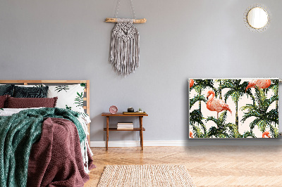 Decoratieve radiatormat Flamingos