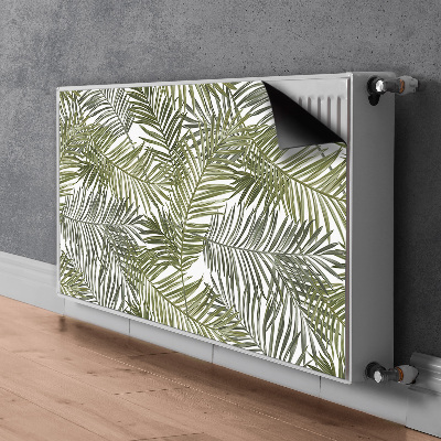 Decoratieve radiatormat Exotische bladeren