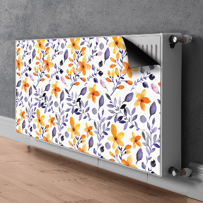 Decoratieve radiatormat Abstracte bloemen